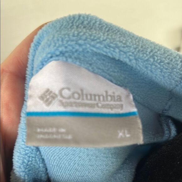 Women’s  Blue Quarter-Zip Sweater - Picture 2 of 6